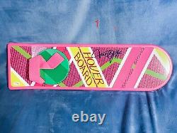 Michael J Fox signed Hoverboard Back To The Future 2 Christopher Lloyd Elizabeth