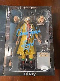 NECA Back to The Future 2 Ultimate Doc Brown Christopher Lloyd Auto! JSA