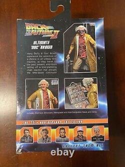 NECA Back to The Future 2 Ultimate Doc Brown Christopher Lloyd Auto! JSA