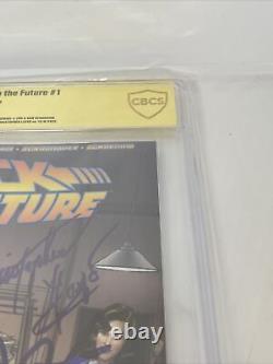 SIGNED BY Christopher LLOYD & MICHAEL J. FOX BACK TO THE FUTURE Comic CBCS 9.0