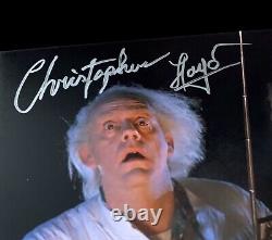 Signed Christopher Lloyd Back To The Future Photo Rare Michael J Fox Outatime