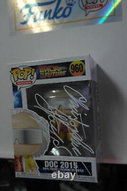 Signed Pop #960 Back to the Future Doc 2015 Christopher Lloyd + COA