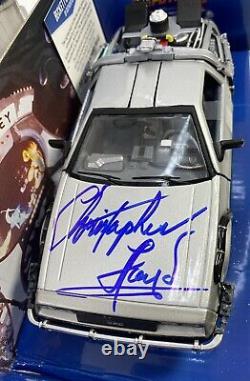 SunStar 1/24 Scale Back To The Future DELOREAN Autographed ByChristopher Lloyd